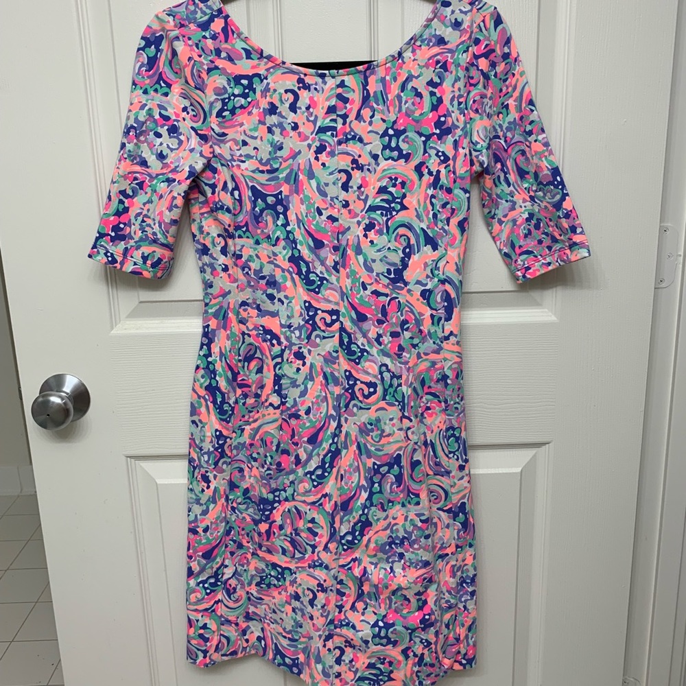 New Lilly Pulitzer Fit & Flare Dress; Size Small